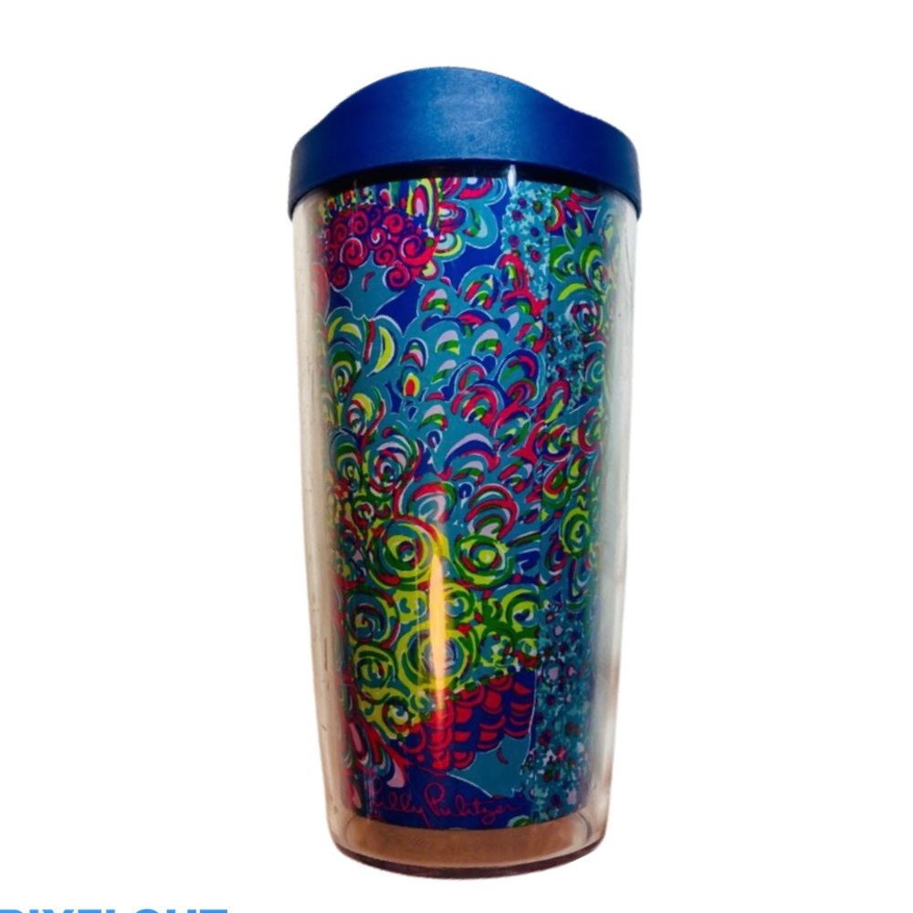 Lilly Pulitzer Tumblr cup with lid